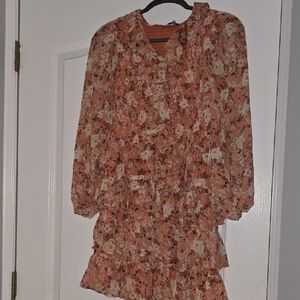1.State Autumn Floral Dress